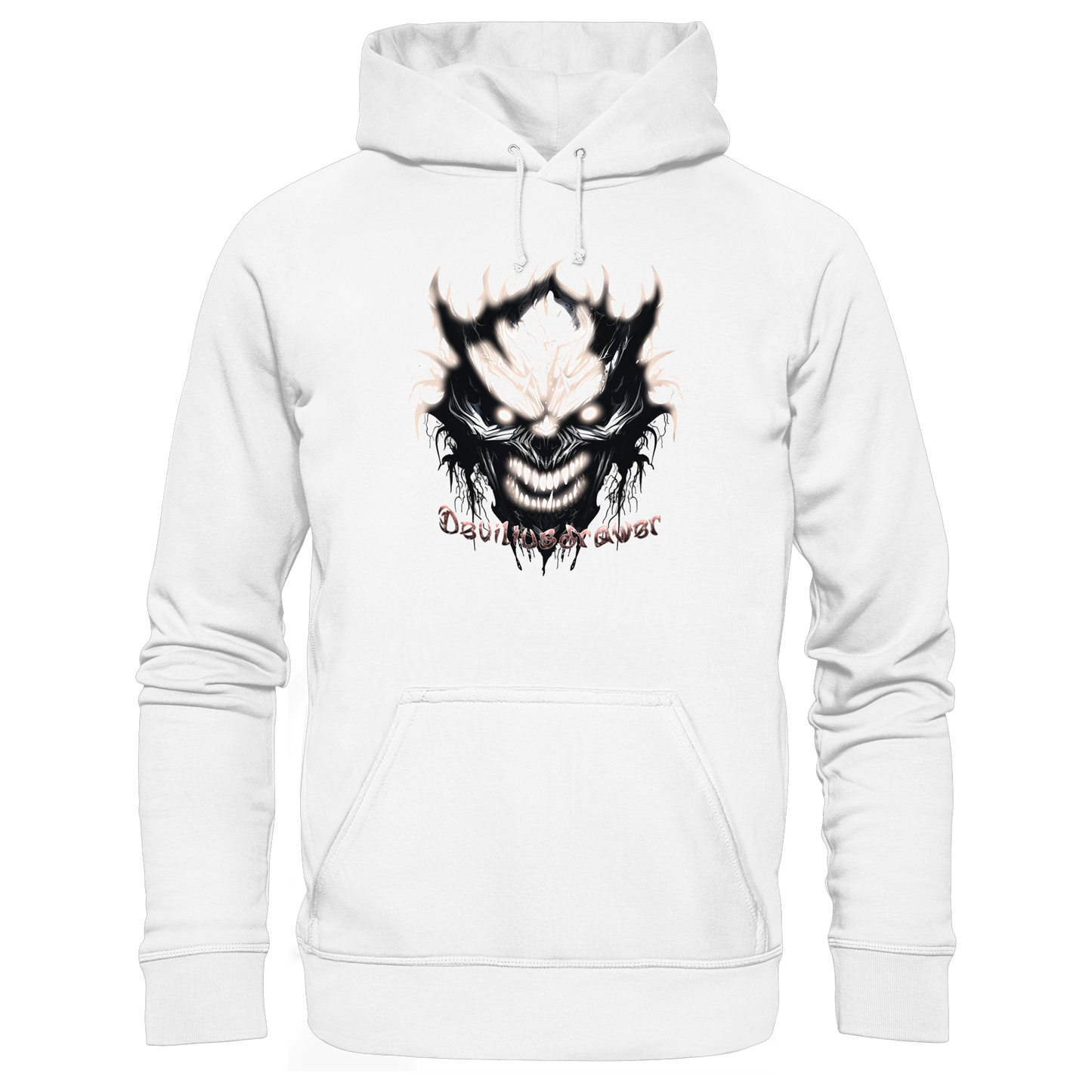 Deviliusdrawer Crazy Glow Devil - Organic Basic Hoodie