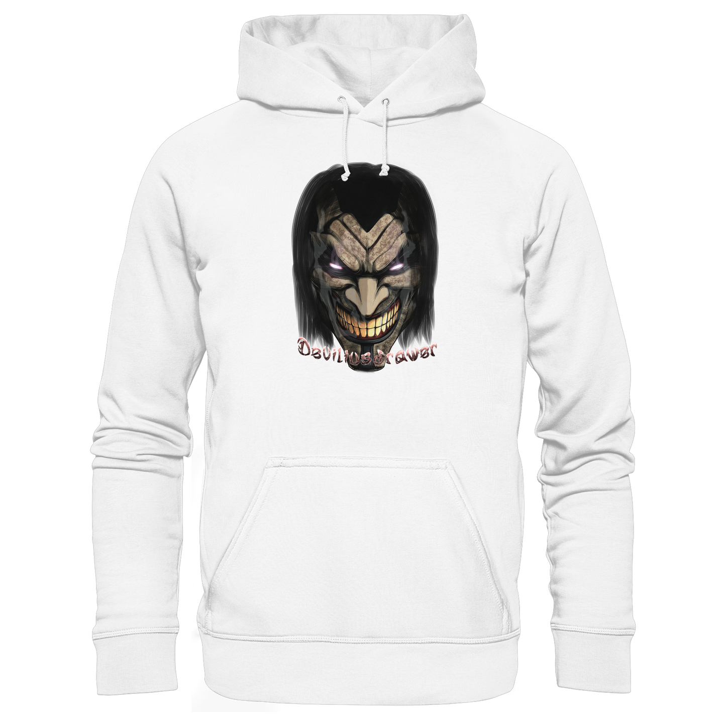 Deviliusdrawer Smiling Devil - Organic Basic Hoodie