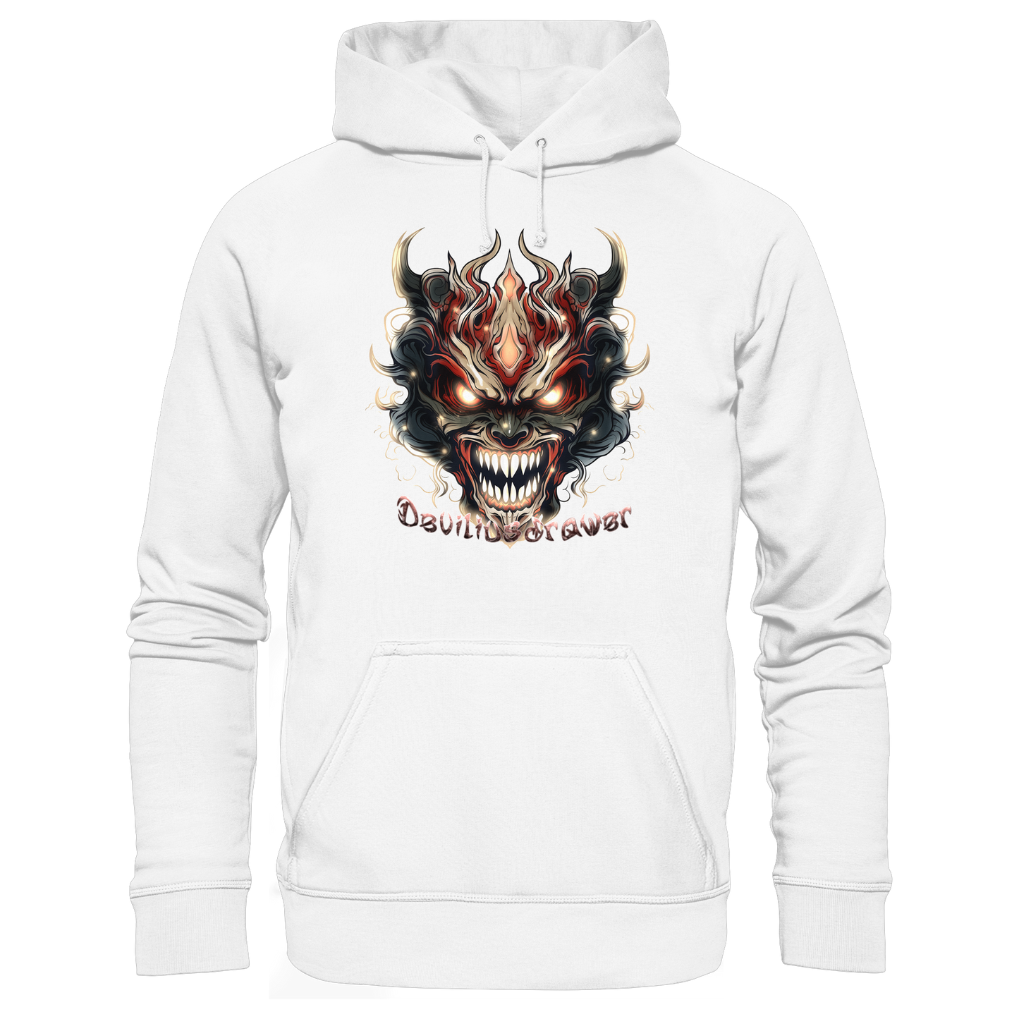 Deviliusdrawer Evil Vamp Mask - Organic Basic Hoodie
