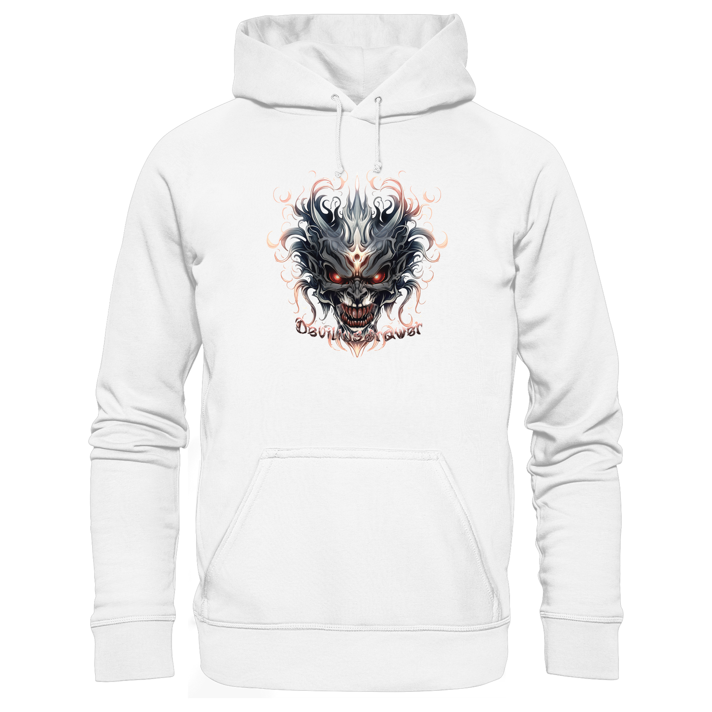 Deviliusdrawer Demon Mask - Organic Basic Hoodie