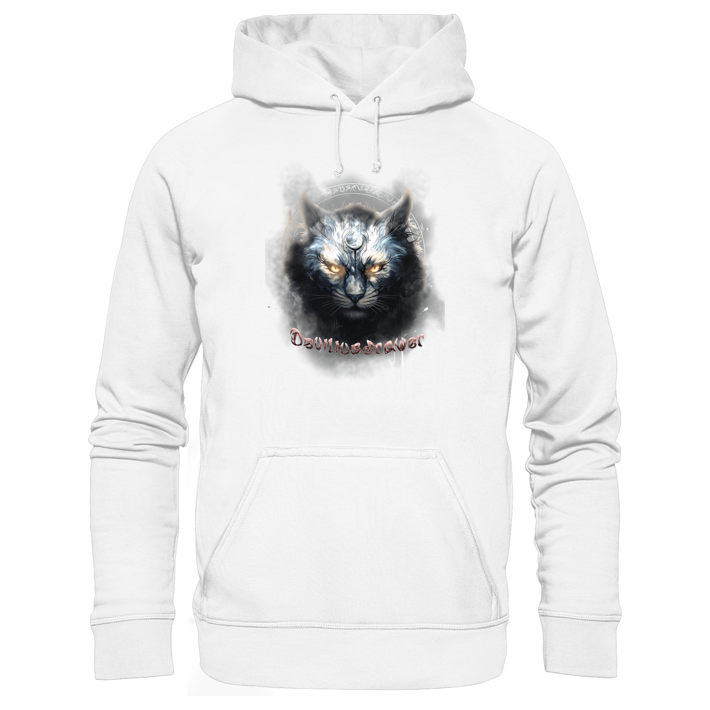 Deviliusdrawer Mysthic Cat - Organic Basic Hoodie
