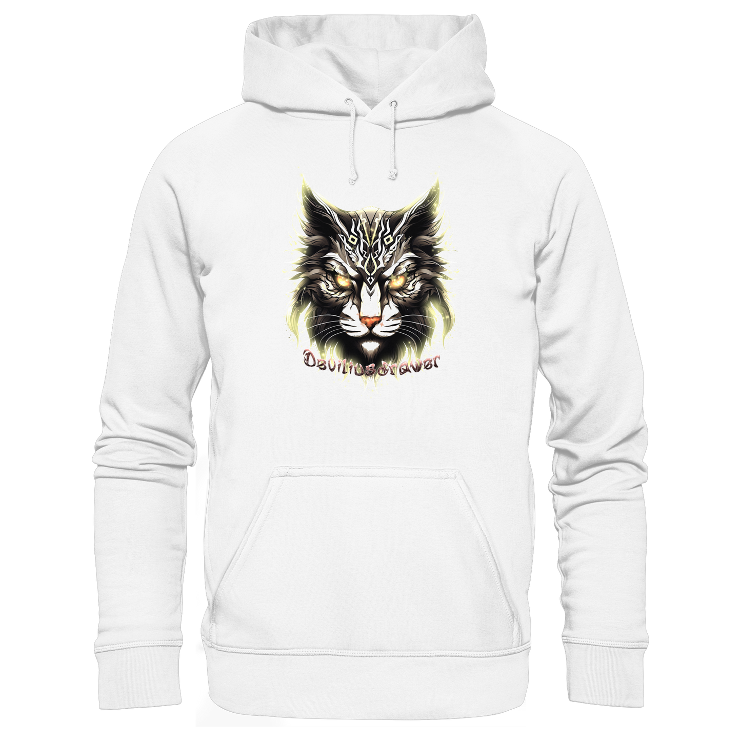Deviliusdrawer Golden Cat - Organic Basic Hoodie