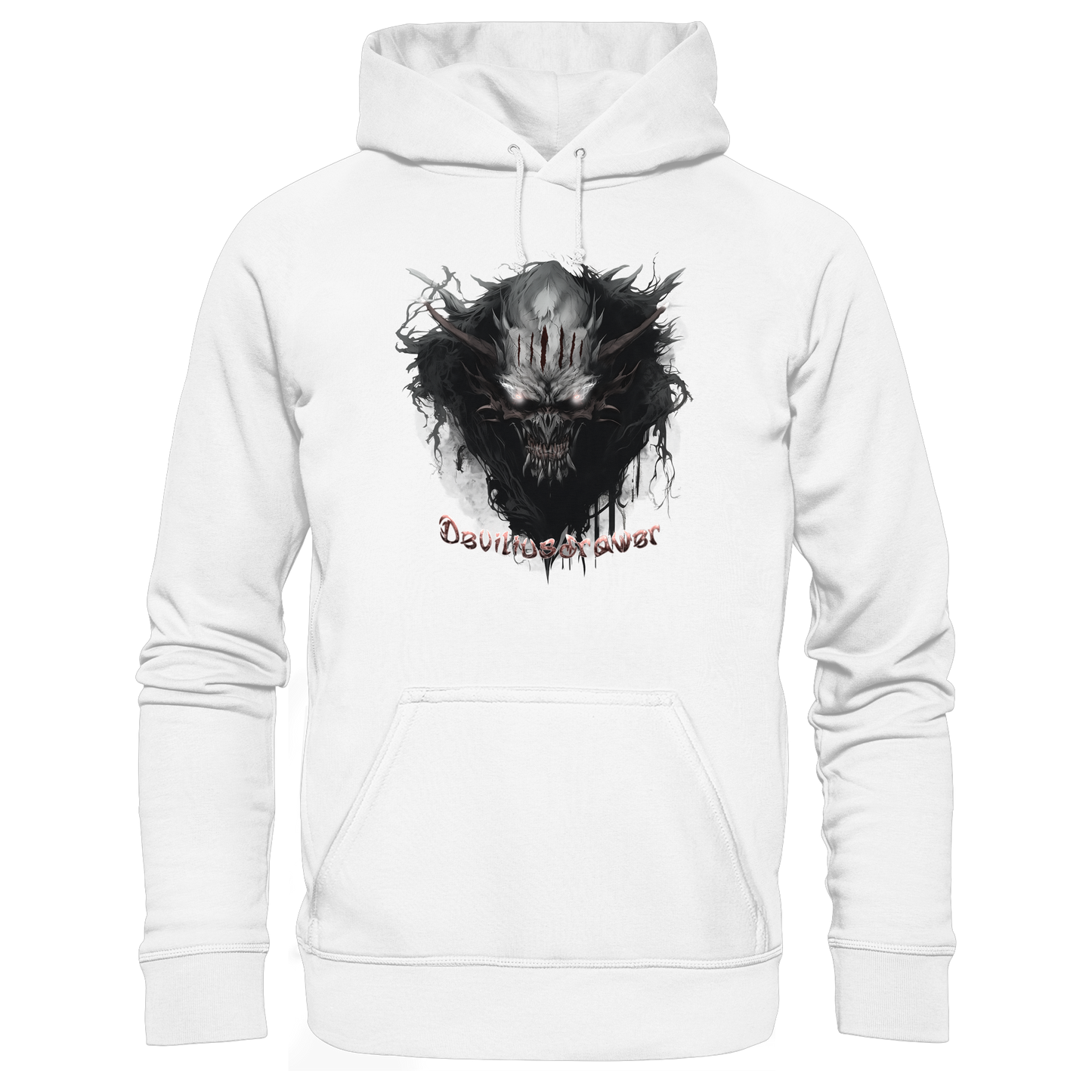 Deviliusdrawer Dark Smoke Demon - Organic Basic Hoodie
