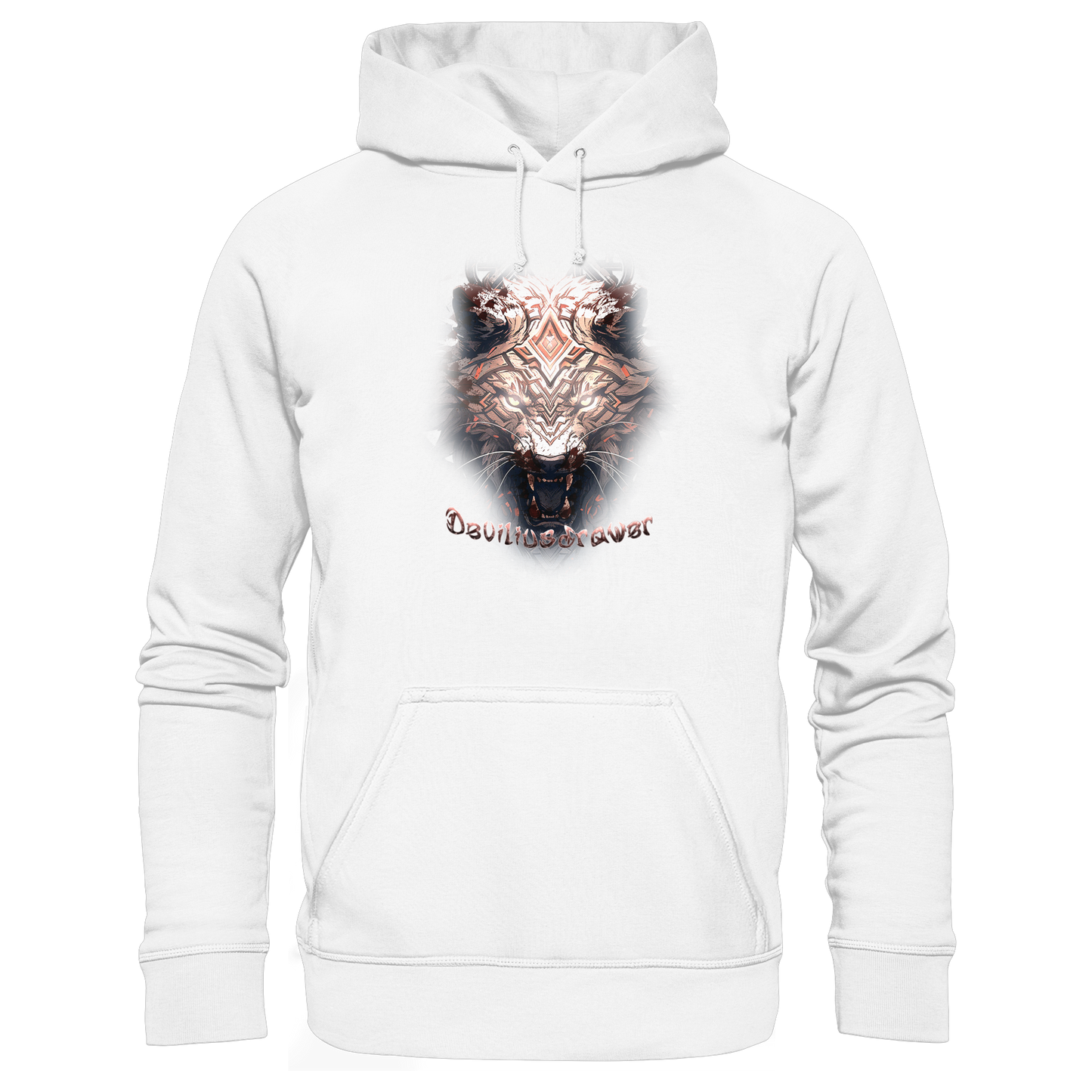 Deviliusdrawer Gold Metal Tiger - Organic Basic Hoodie