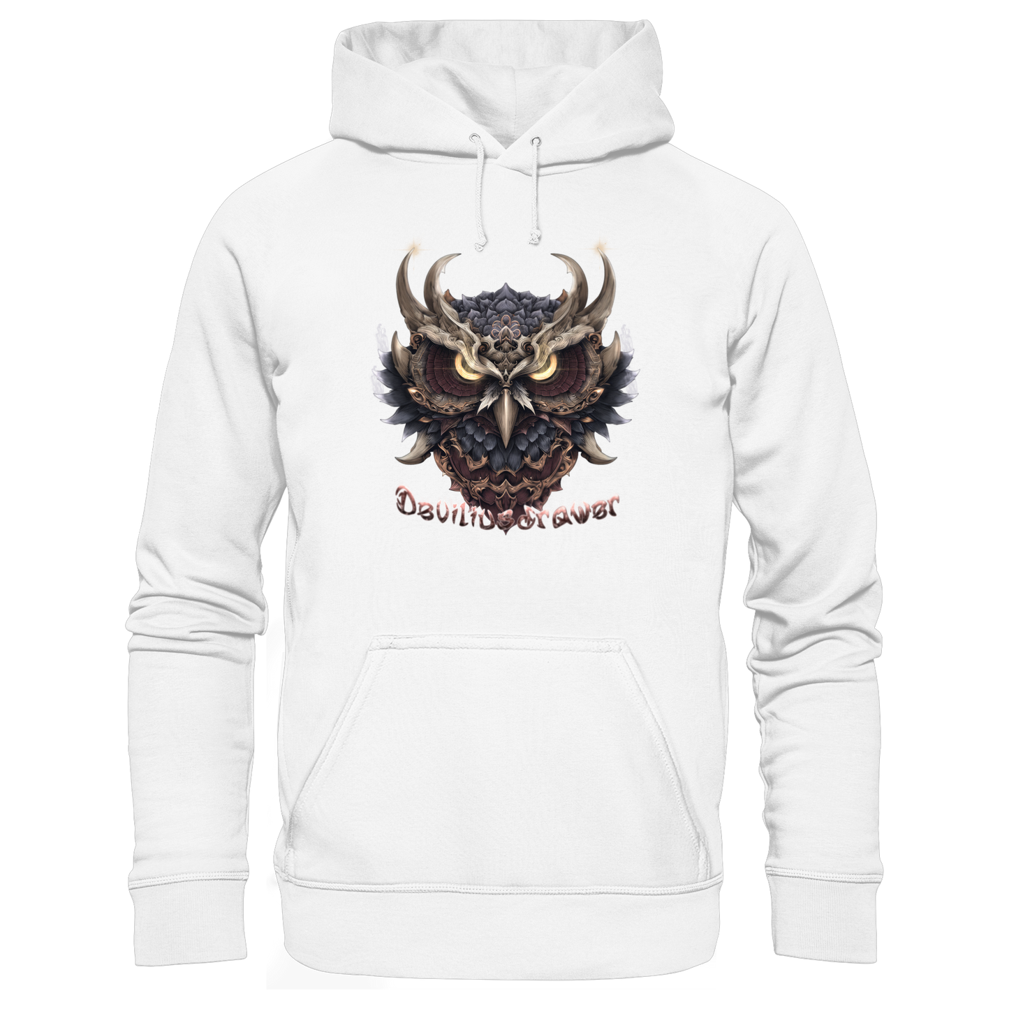 Deviliusdrawer Golden Owl - Organic Basic Hoodie