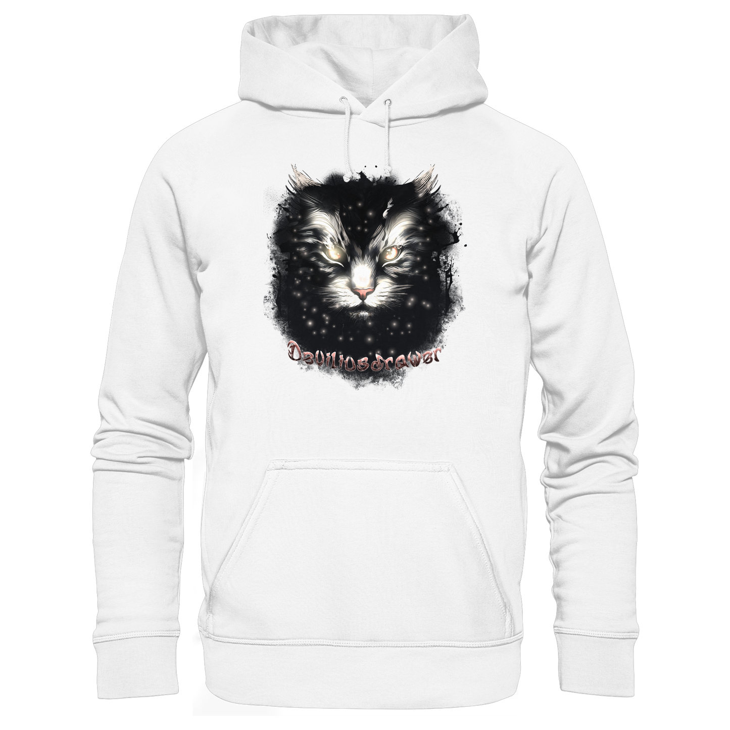 Deviliusdrawer Star Cat - Organic Basic Hoodie