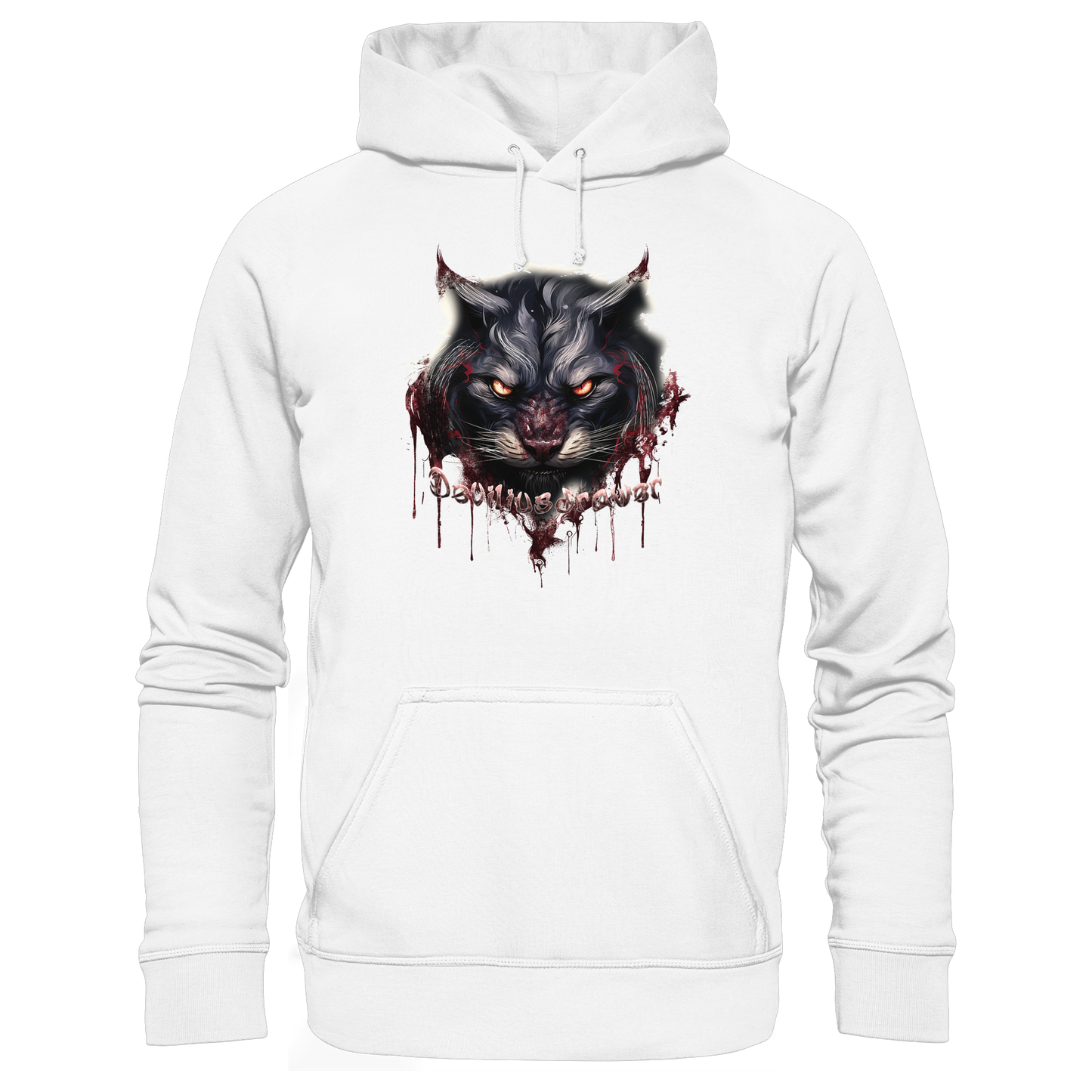 Deviliusdrawer Badass Cat - Organic Basic Hoodie