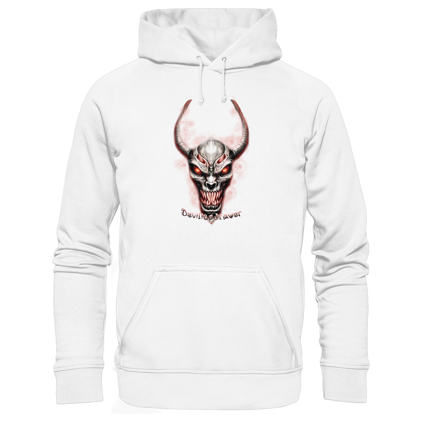 Deviliusdrawer Red Eyed Skeleton - Organic Basic Hoodie