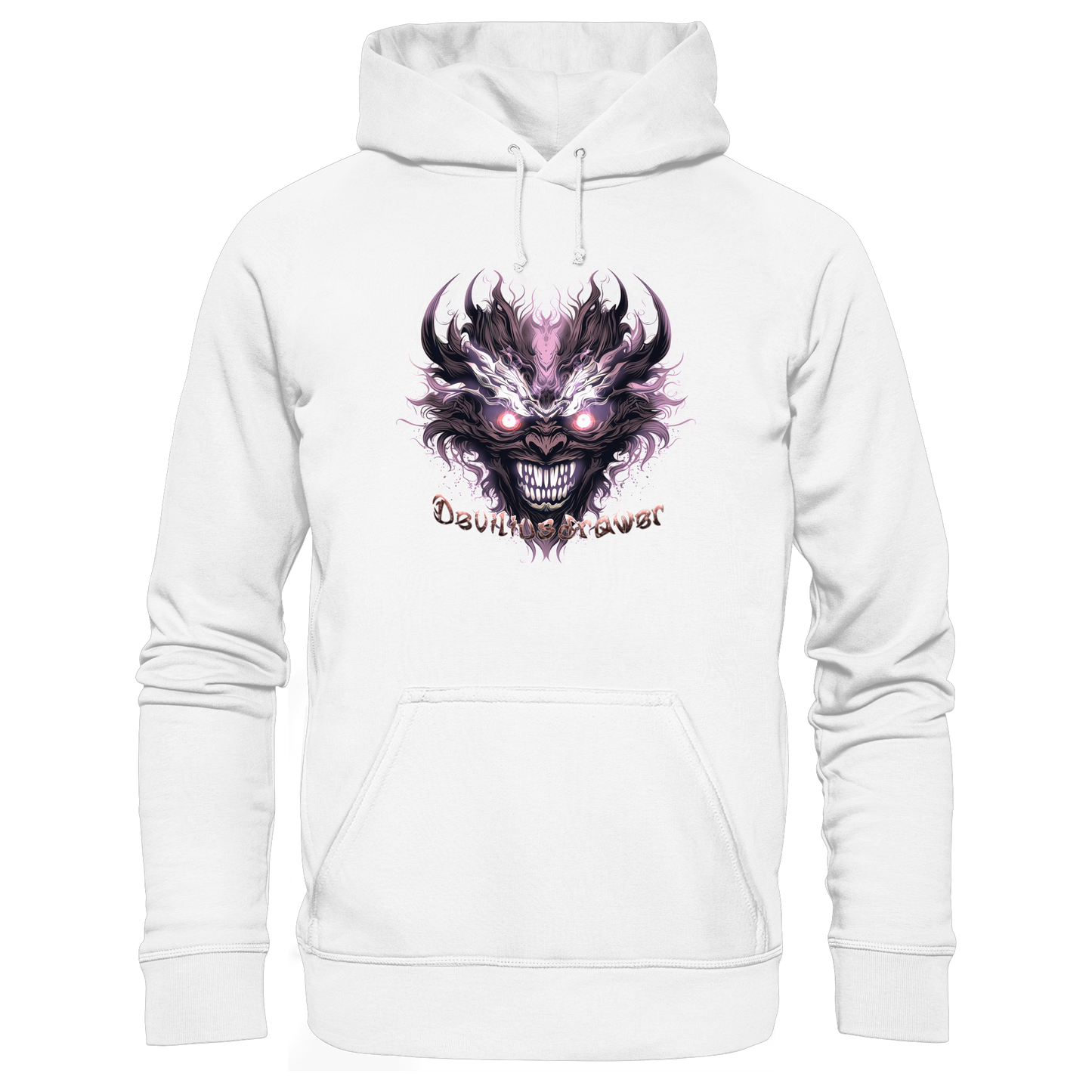 Deviliusdrawer Crazy Mask - Organic Basic Hoodie