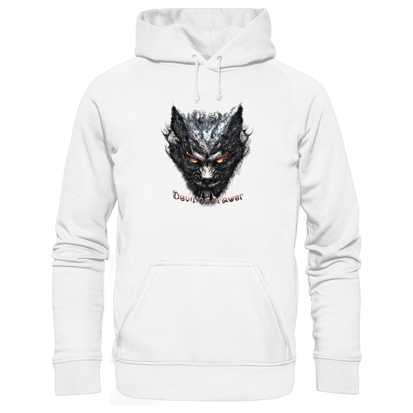 Deviliusdrawer Iron Cat - Organic Basic Hoodie