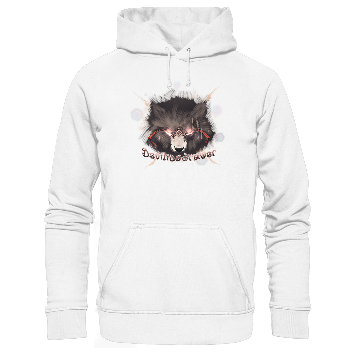 Deviliusdrawer Sparking Wolf - Organic Basic Hoodie