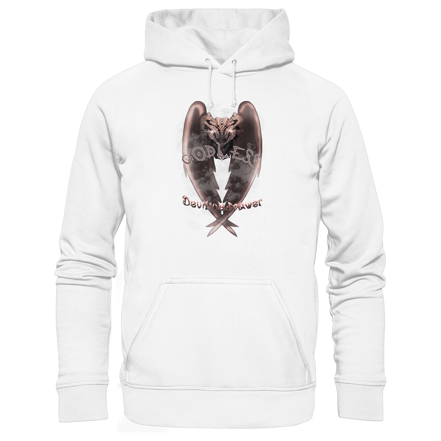 Deviliusdrawer Godless Owl - Organic Basic Hoodie