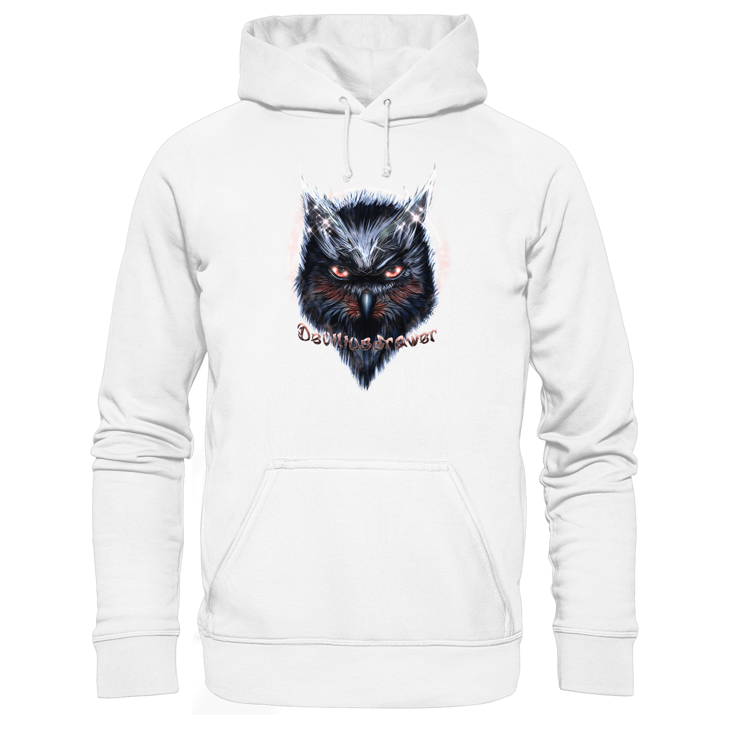 Deviliusdrawer Fire Owl - Organic Basic Hoodie