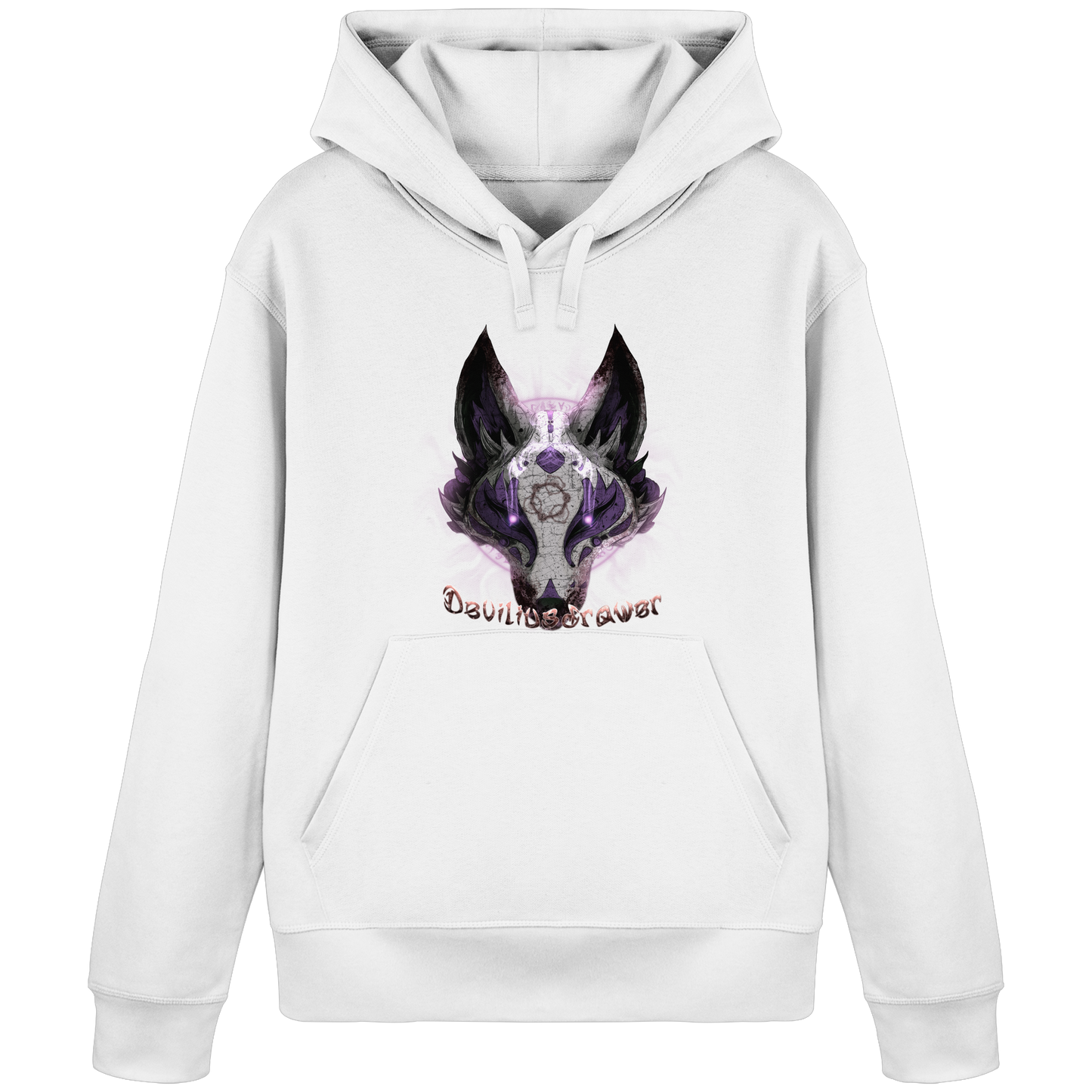 Deviliusdrawer Dark Kitsune - Organic Basic Hoodie