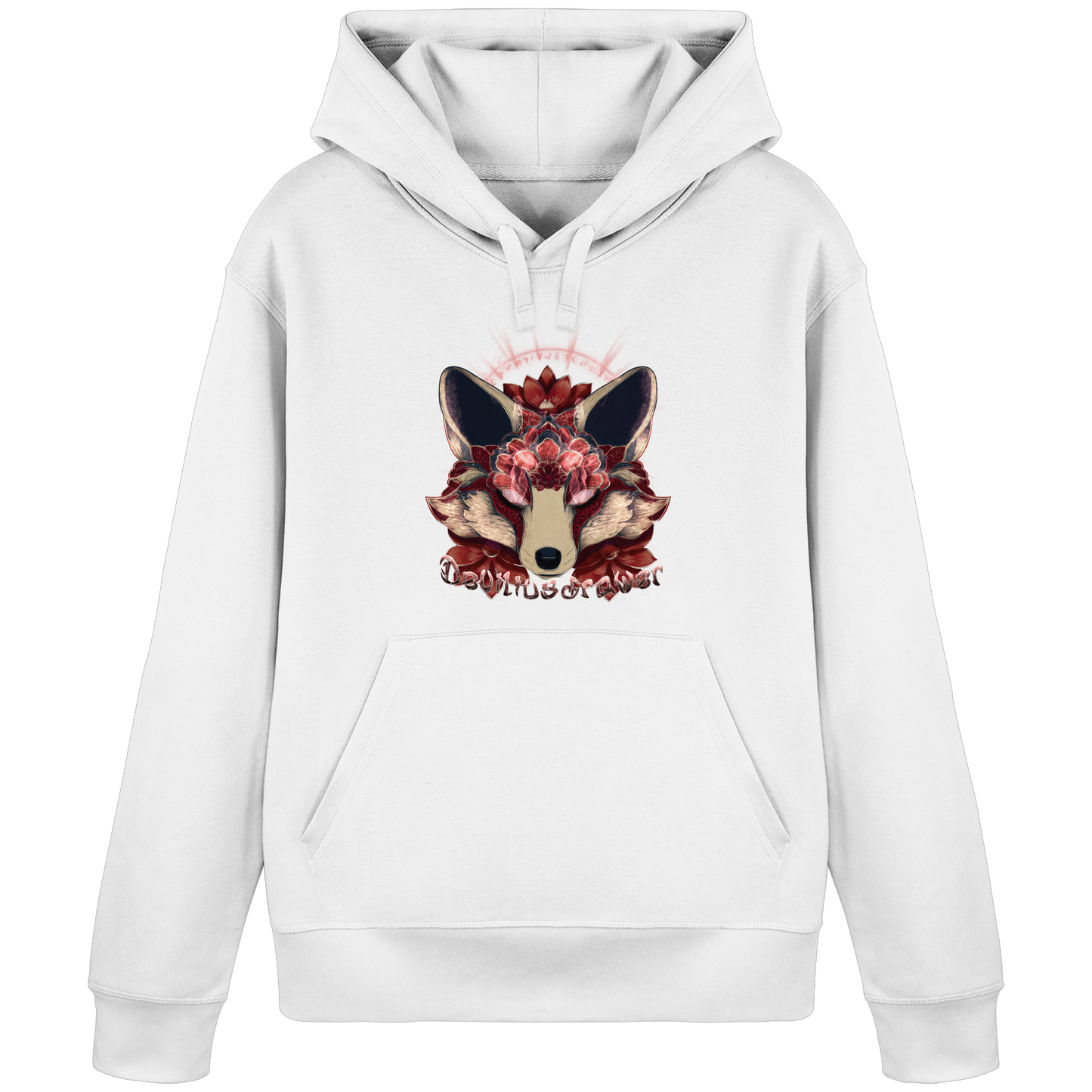 Deviliusdrawer Fire Kitsune - Organic Basic Hoodie