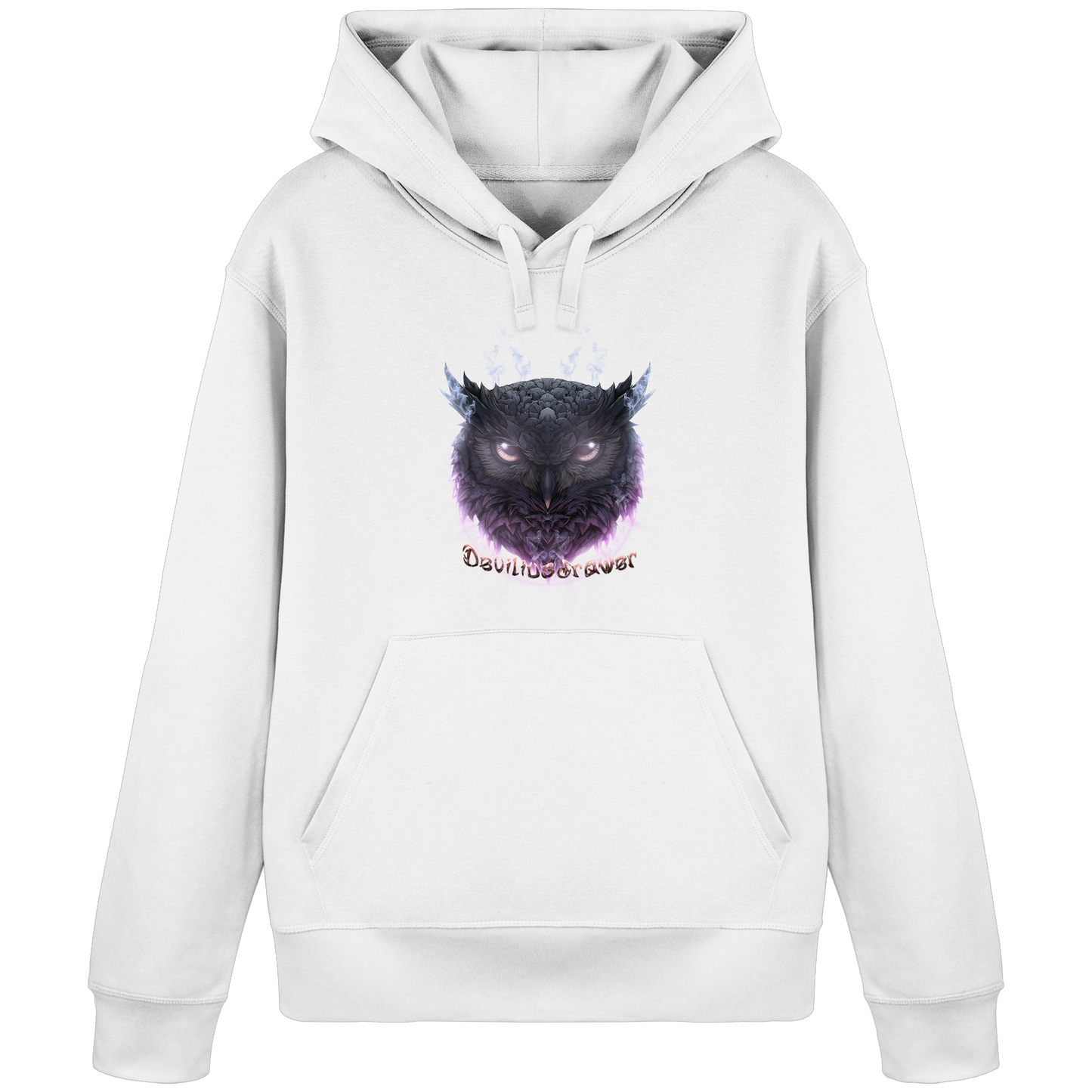 Deviliusdrawer Darkness Owl - Organic Basic Hoodie