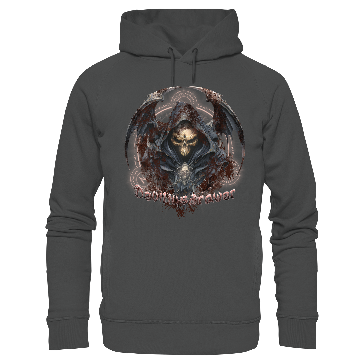 Deviliusdrawer Death Reaper - Organic Fashion Hoodie