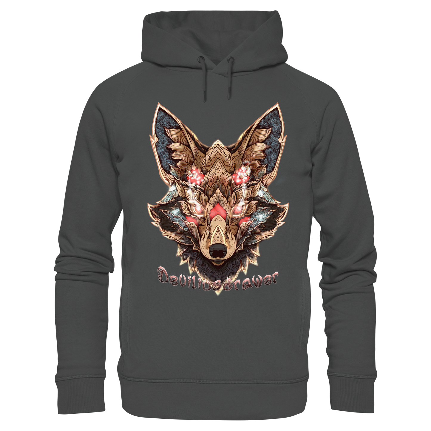Deviliusdrawer Cristal Kitsune - Organic Fashion Hoodie