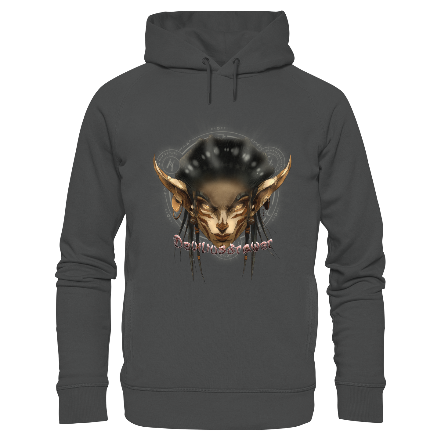 Deviliusdrawer Gold Magician Elf - Organic Fashion Hoodie