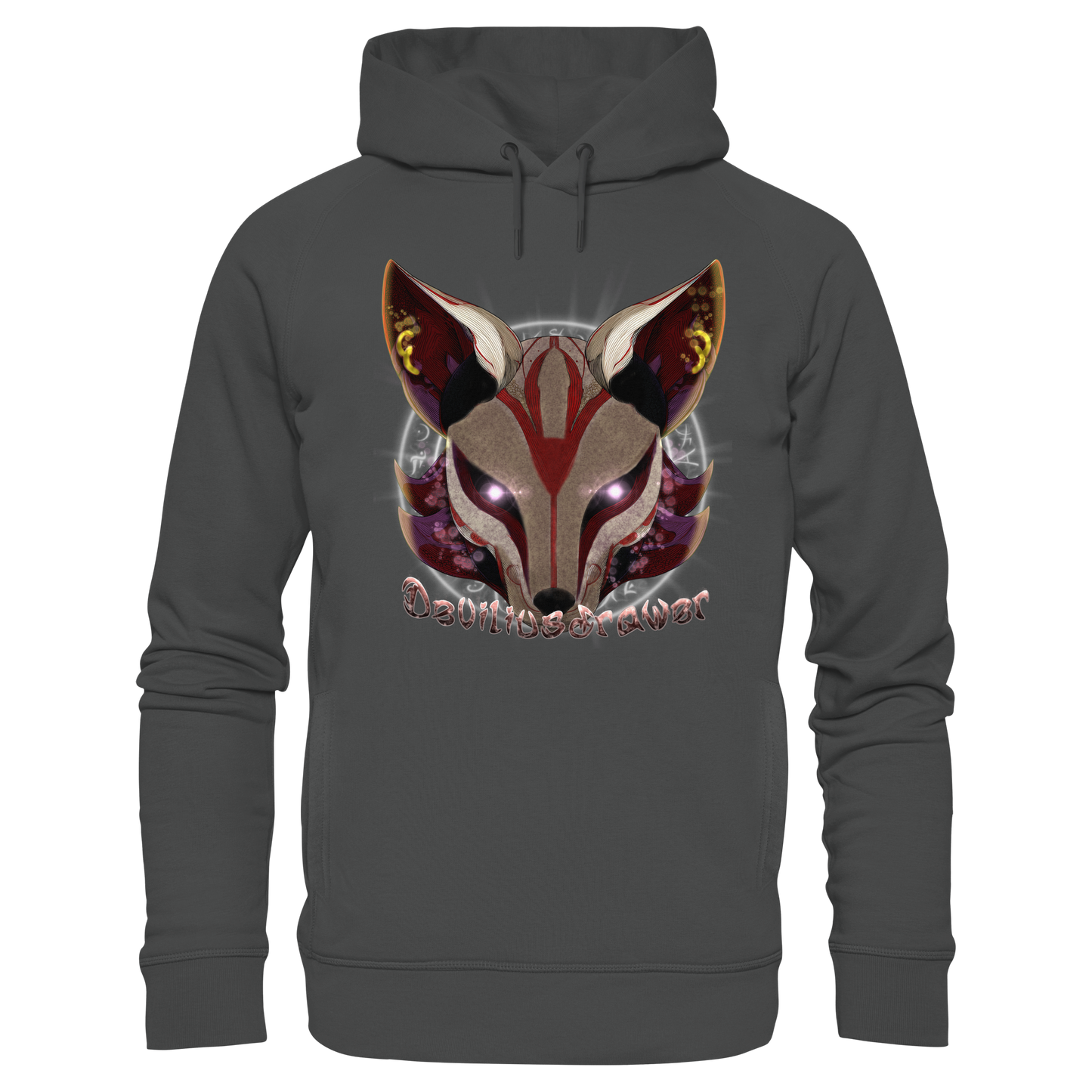 Deviliusdrawer Magic Kitsune - Organic Fashion Hoodie