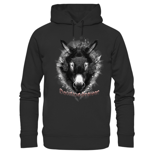 Deviliusdrawer Glowing Donkey - Organic Fashion Hoodie