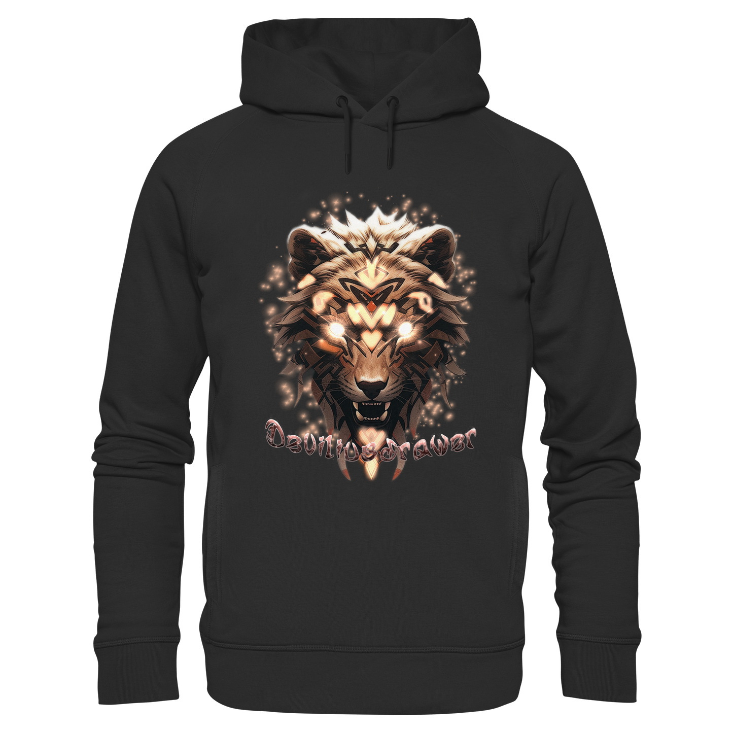 Deviliusdrawer Gold Weartiger - Organic Fashion Hoodie