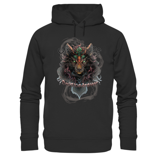 Deviliusdrawer Godless Wolf - Organic Fashion Hoodie