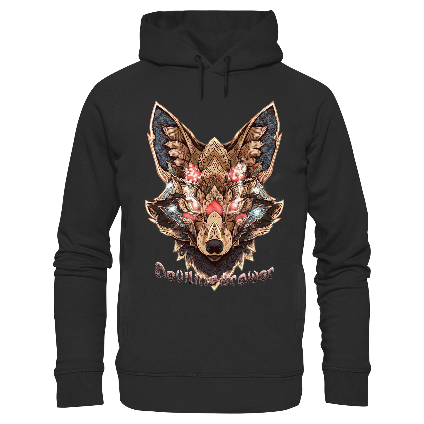 Deviliusdrawer Cristal Kitsune - Organic Fashion Hoodie