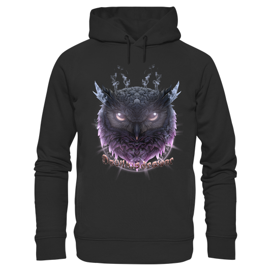 Deviliusdrawer Darkness Owl - Organic Fashion Hoodie