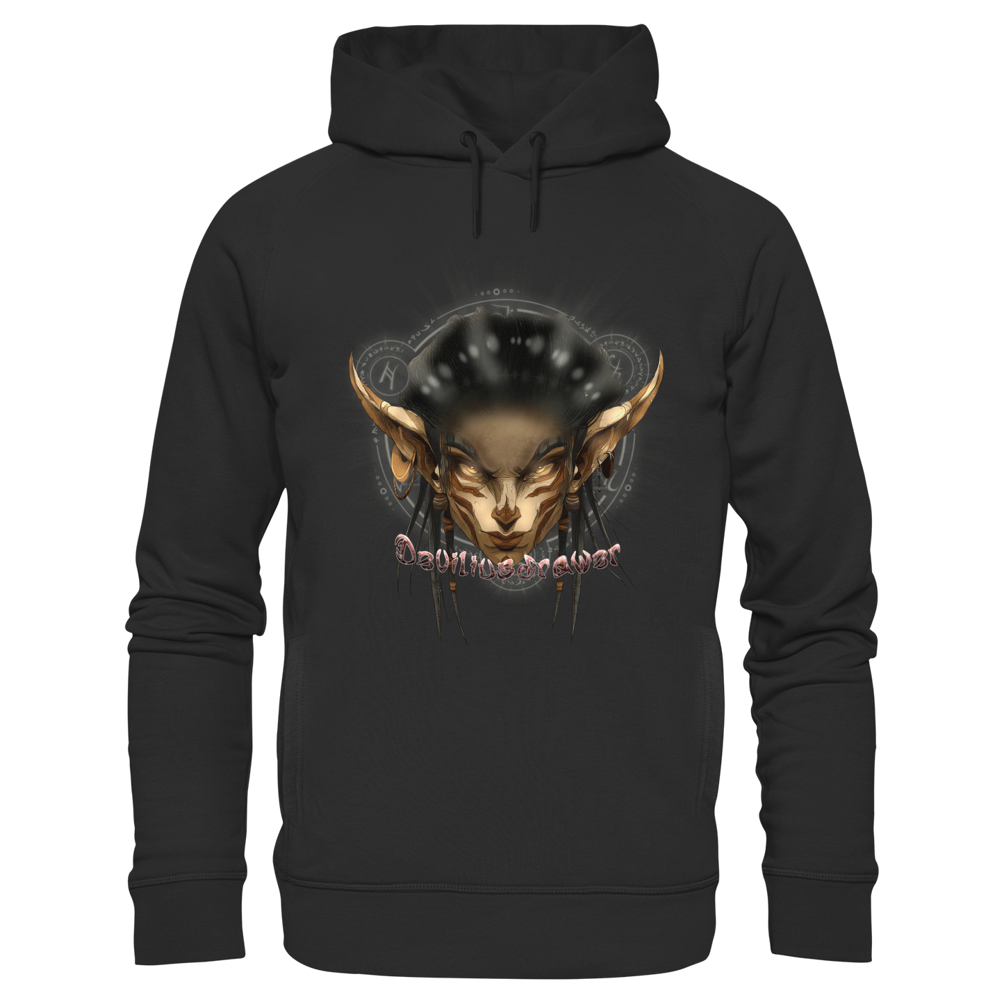 Deviliusdrawer Gold Magician Elf - Organic Fashion Hoodie