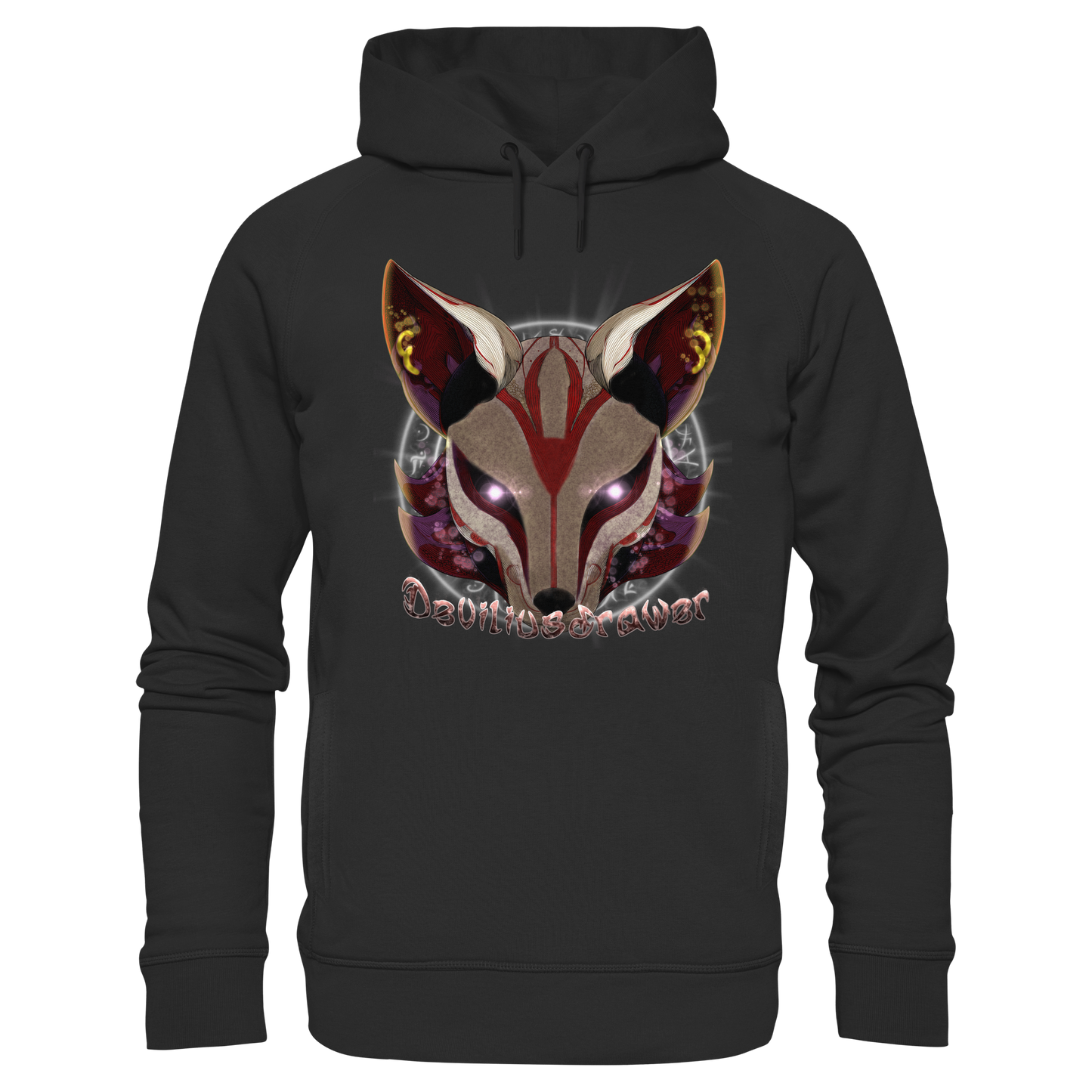 Deviliusdrawer Magic Kitsune - Organic Fashion Hoodie