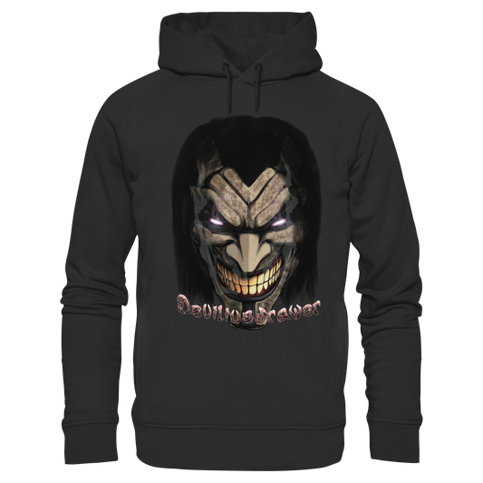 Deviliusdrawer Smiling Devil - Organic Fashion Hoodie
