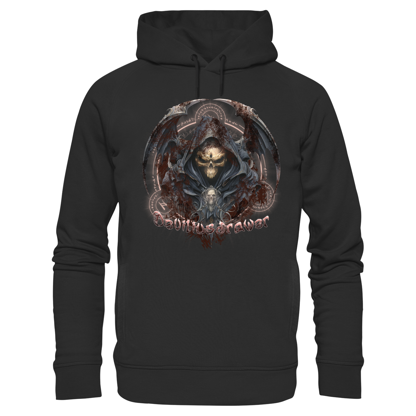 Deviliusdrawer Death Reaper - Organic Fashion Hoodie