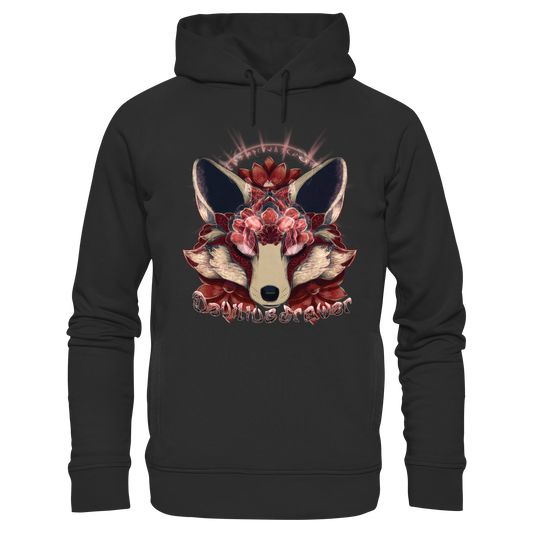 Deviliusdrawer Fire Kitsune - Organic Fashion Hoodie