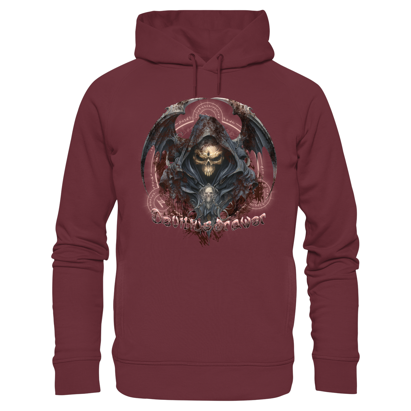 Deviliusdrawer Death Reaper - Organic Fashion Hoodie