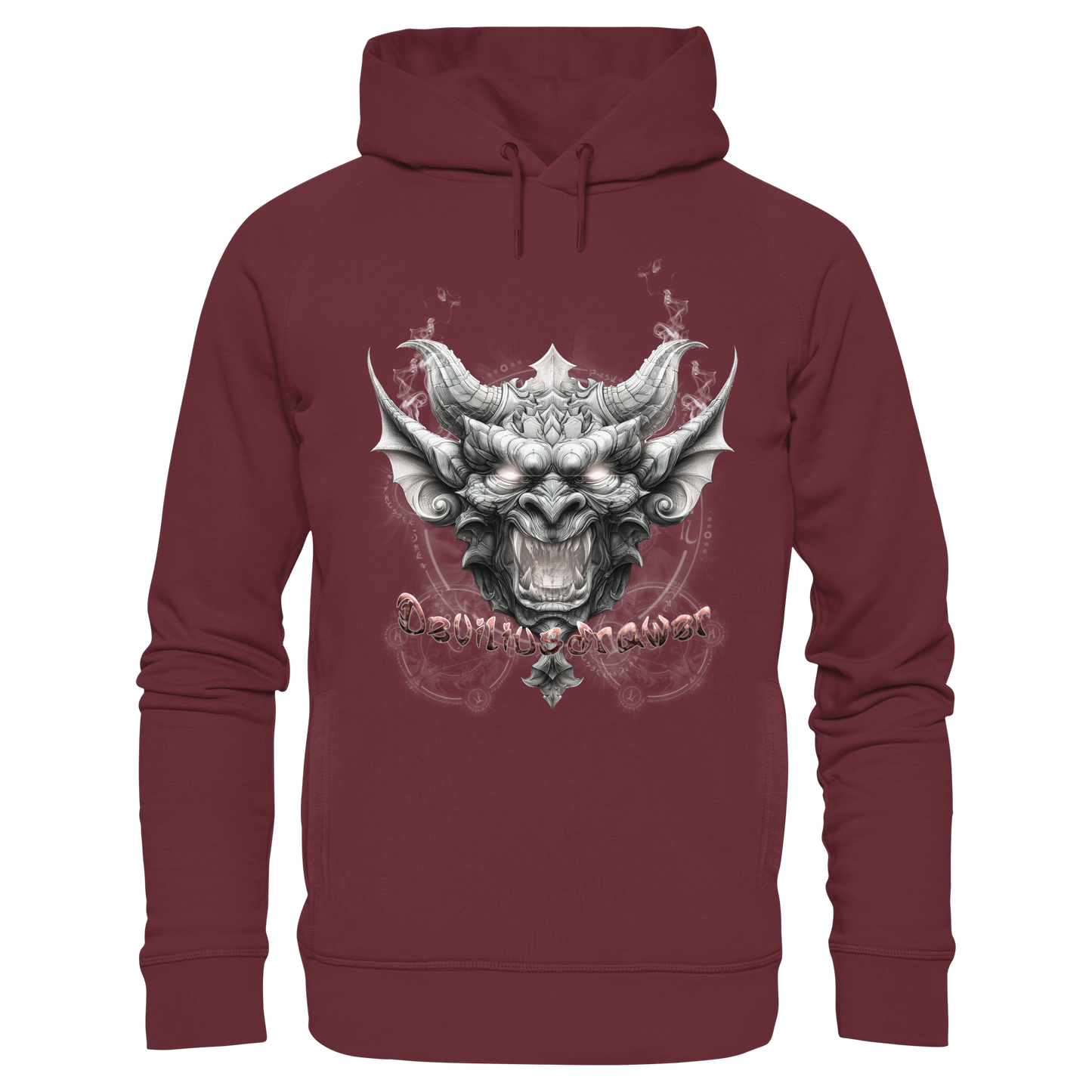 Deviliusdrawer Dark Gargoyl - Organic Fashion Hoodie