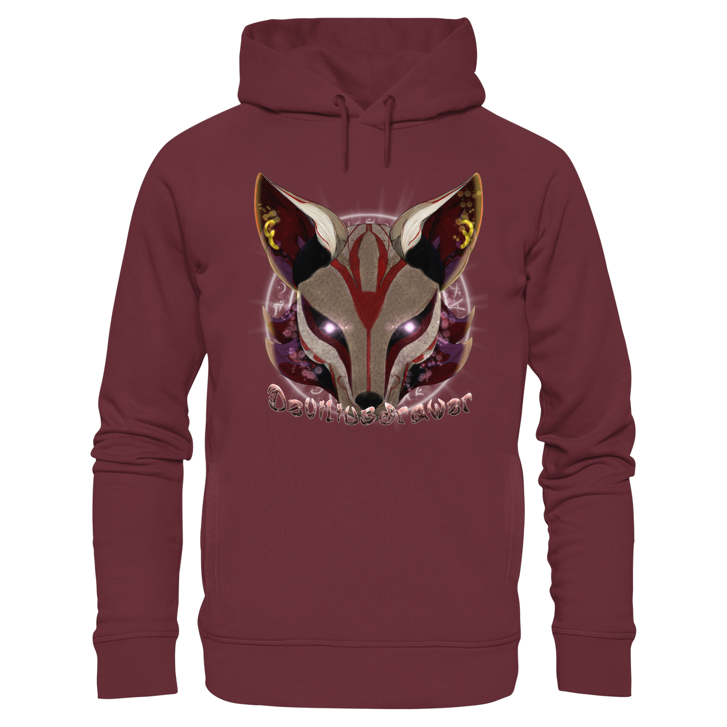 Deviliusdrawer Magic Kitsune - Organic Fashion Hoodie