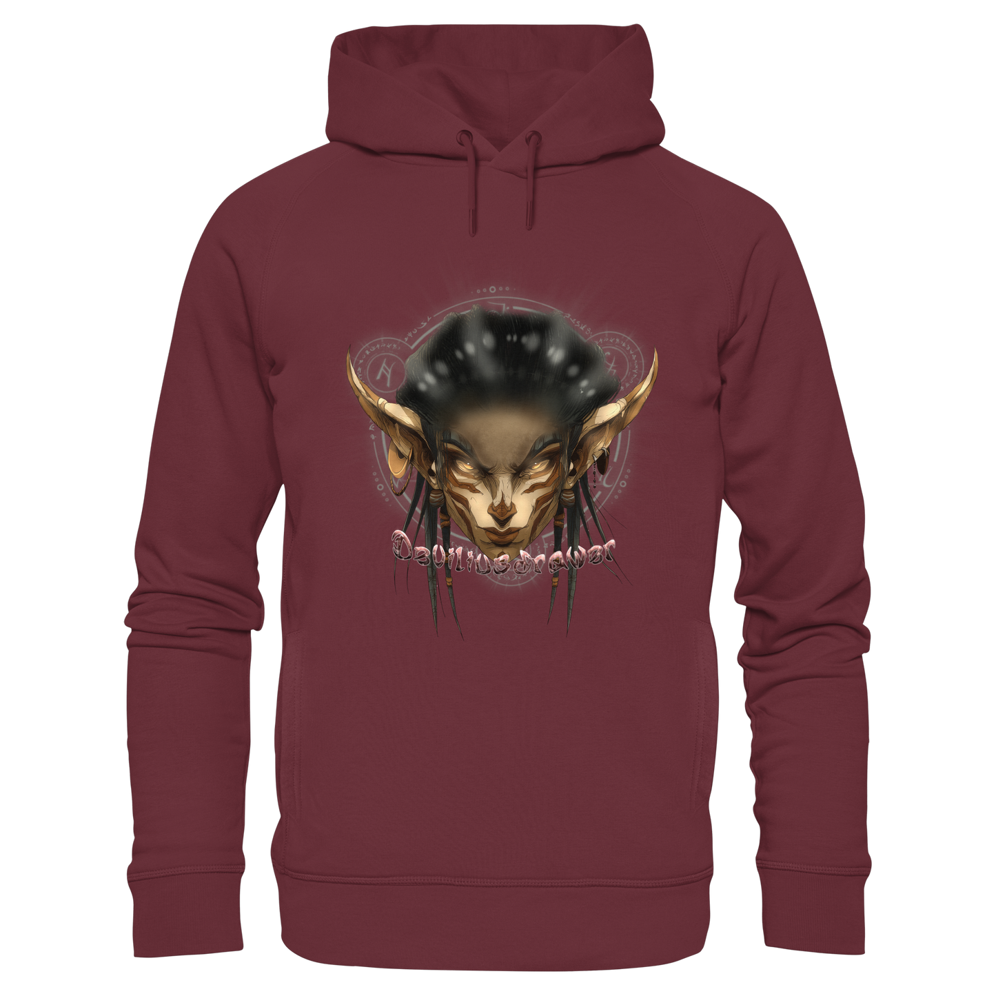 Deviliusdrawer Gold Magician Elf - Organic Fashion Hoodie