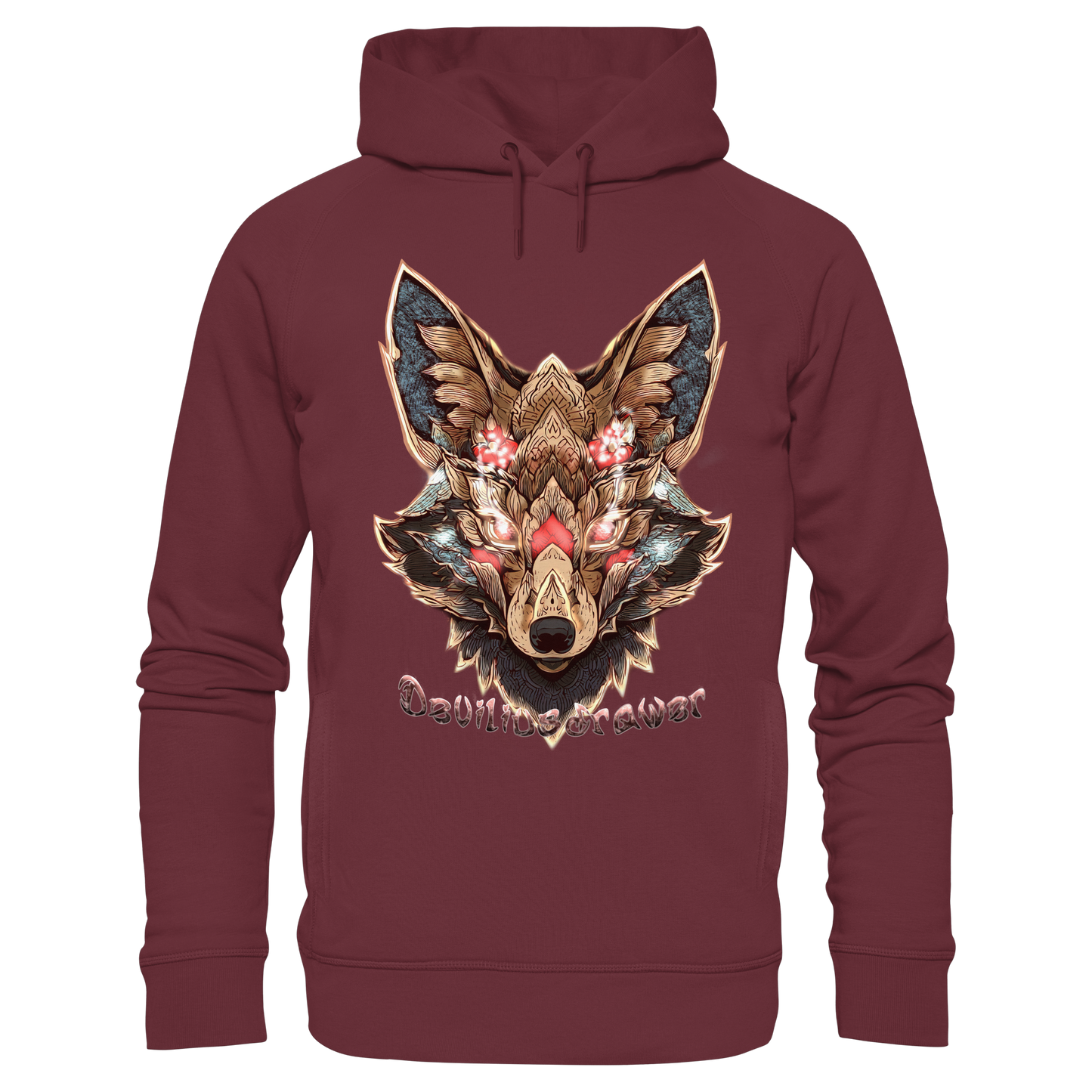 Deviliusdrawer Cristal Kitsune - Organic Fashion Hoodie