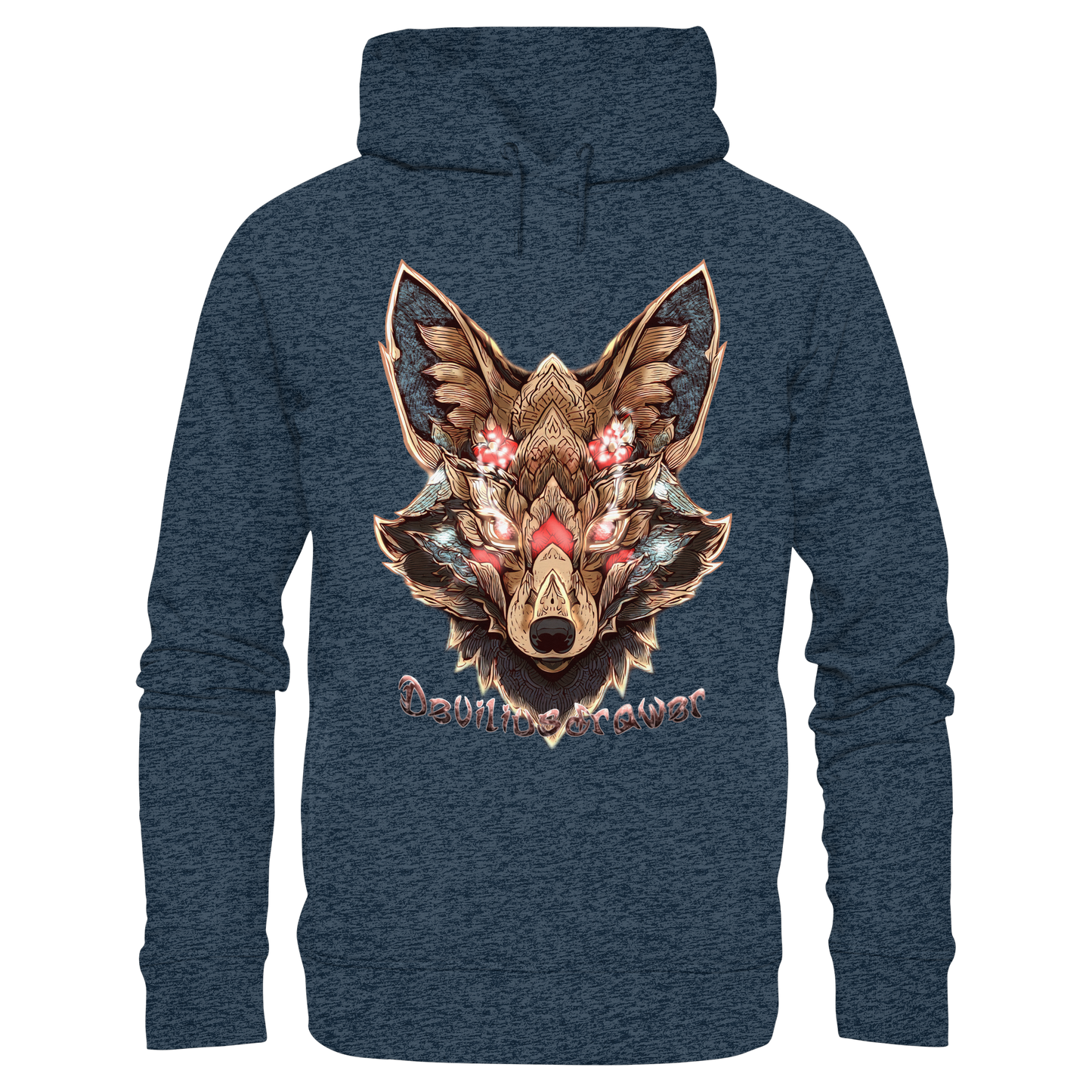 Deviliusdrawer Cristal Kitsune - Organic Fashion Hoodie