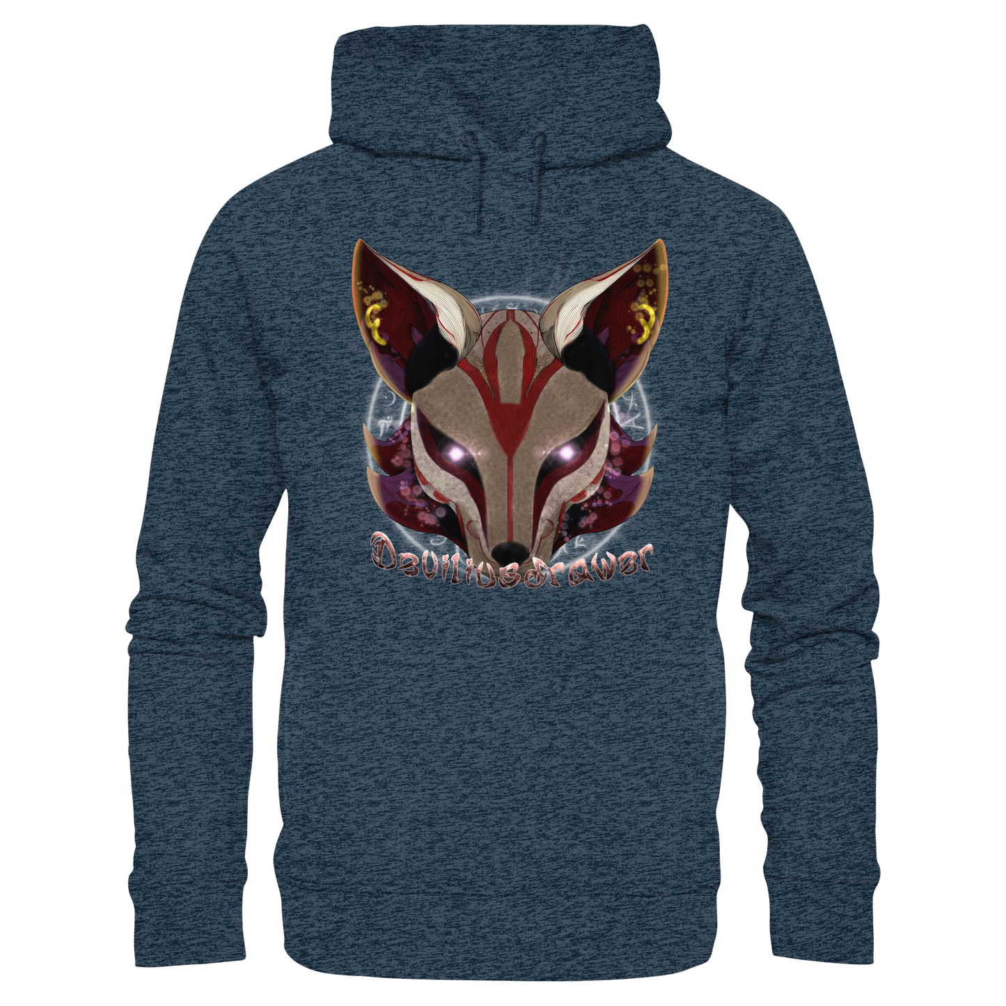 Deviliusdrawer Magic Kitsune - Organic Fashion Hoodie