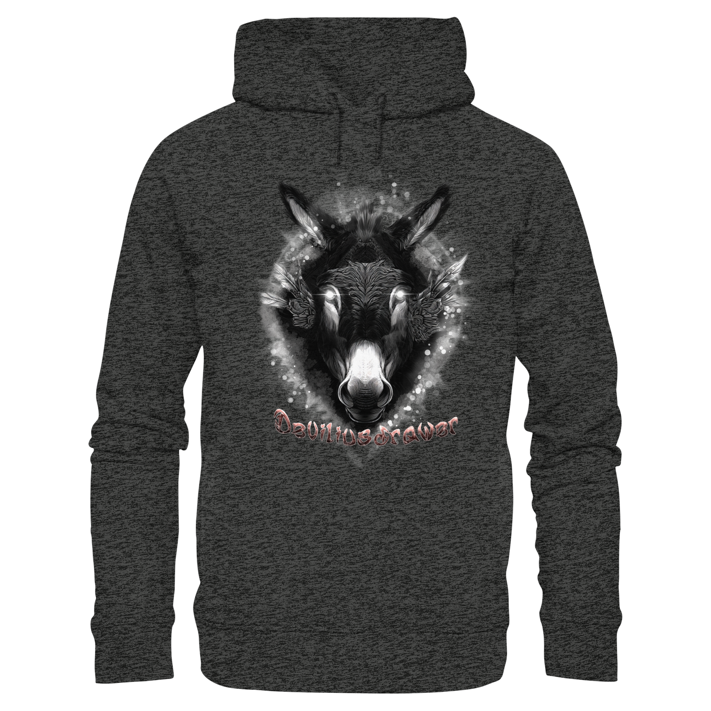 Deviliusdrawer Glowing Donkey - Organic Fashion Hoodie