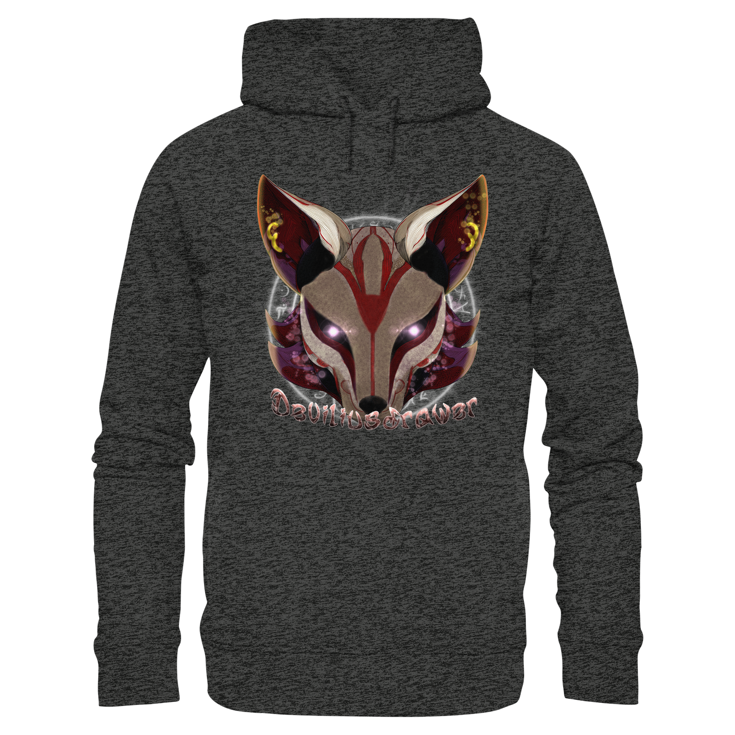 Deviliusdrawer Magic Kitsune - Organic Fashion Hoodie