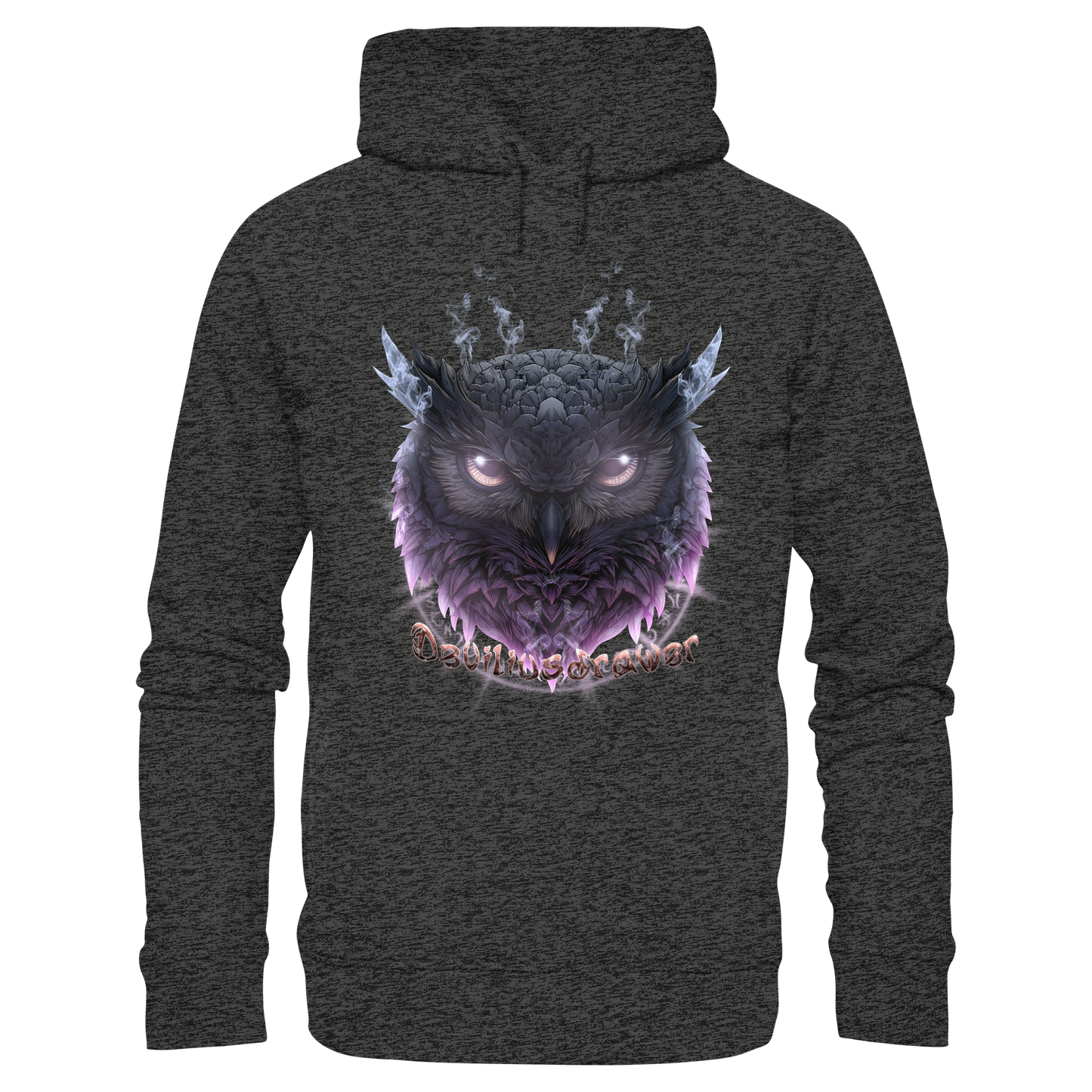 Deviliusdrawer Darkness Owl - Organic Fashion Hoodie