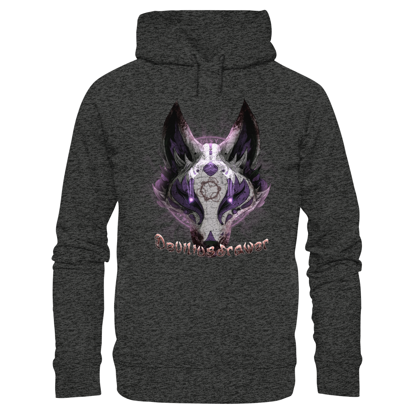 Deviliusdrawer Dark Kitsune - Organic Fashion Hoodie