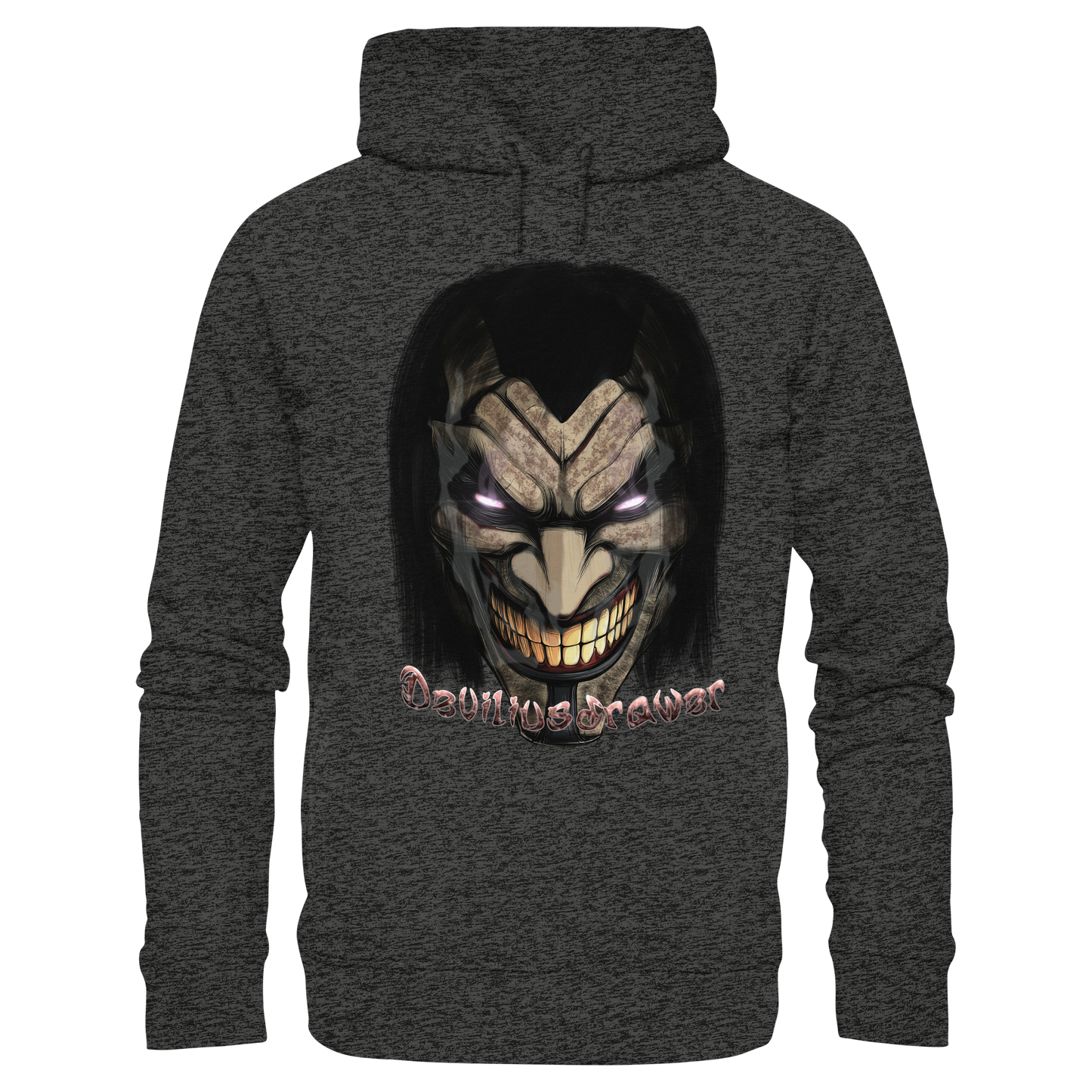 Deviliusdrawer Smiling Devil - Organic Fashion Hoodie