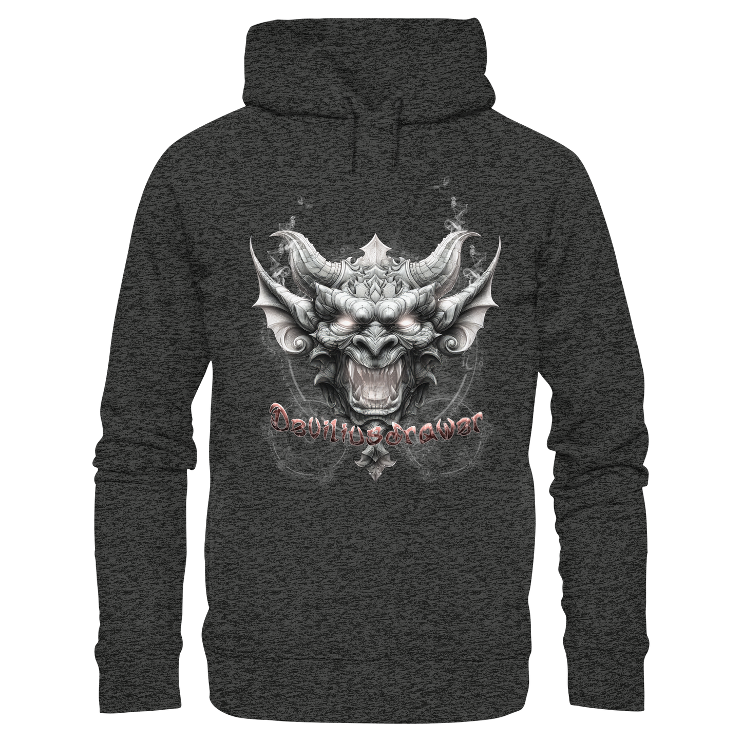 Deviliusdrawer Dark Gargoyl - Organic Fashion Hoodie
