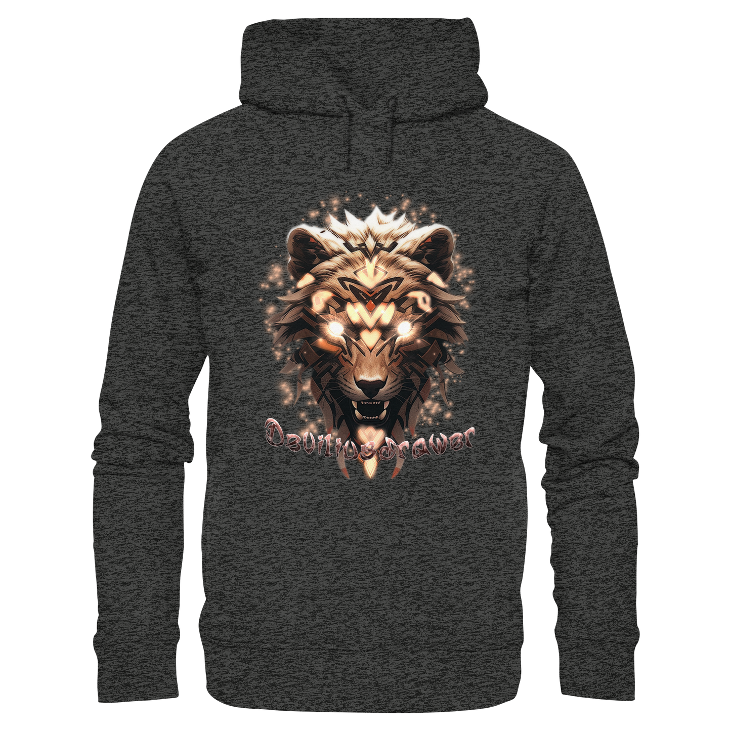 Deviliusdrawer Gold Weartiger - Organic Fashion Hoodie