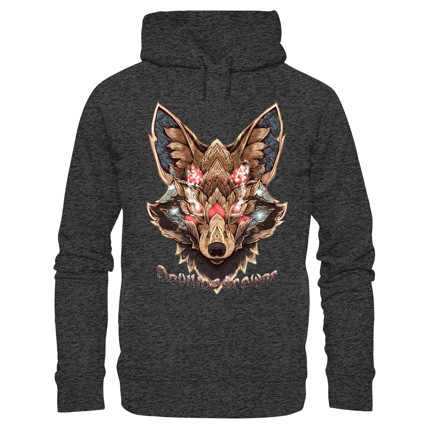 Deviliusdrawer Cristal Kitsune - Organic Fashion Hoodie