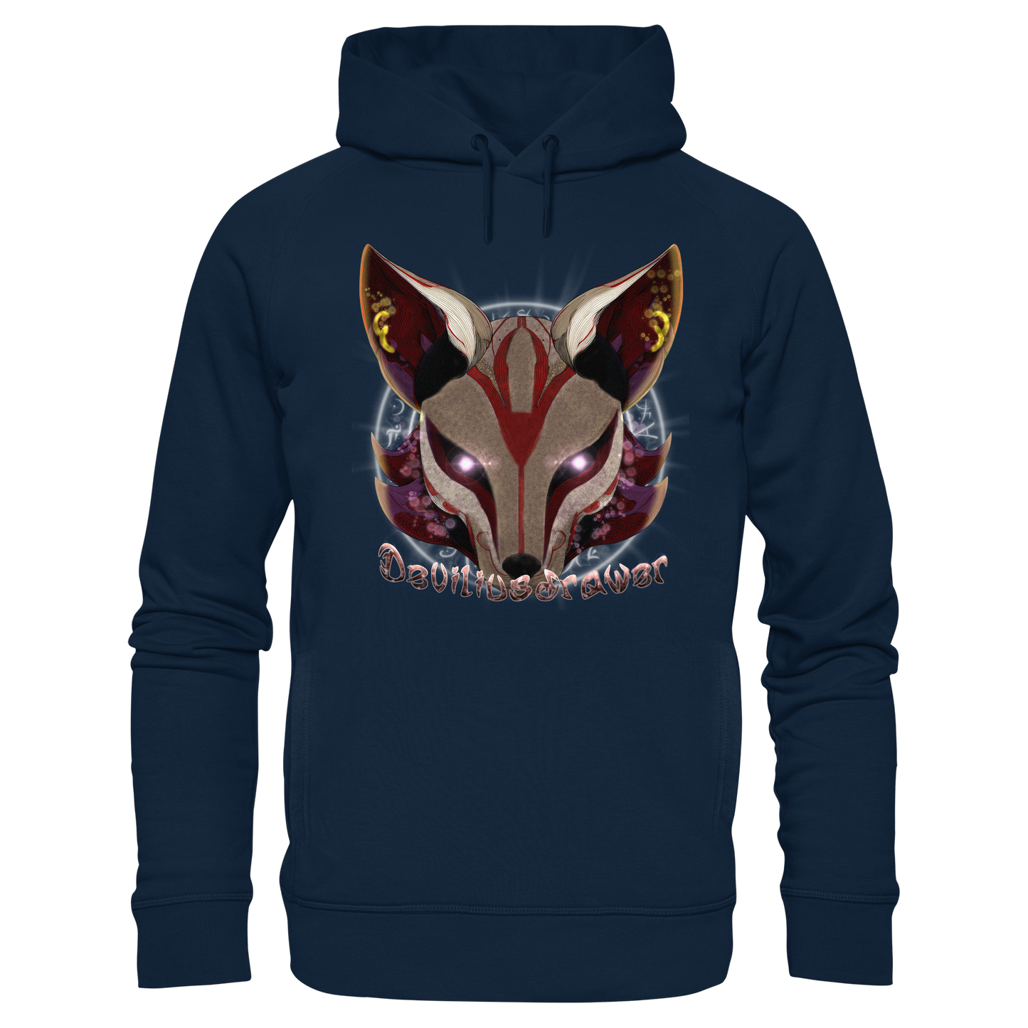 Deviliusdrawer Magic Kitsune - Organic Fashion Hoodie